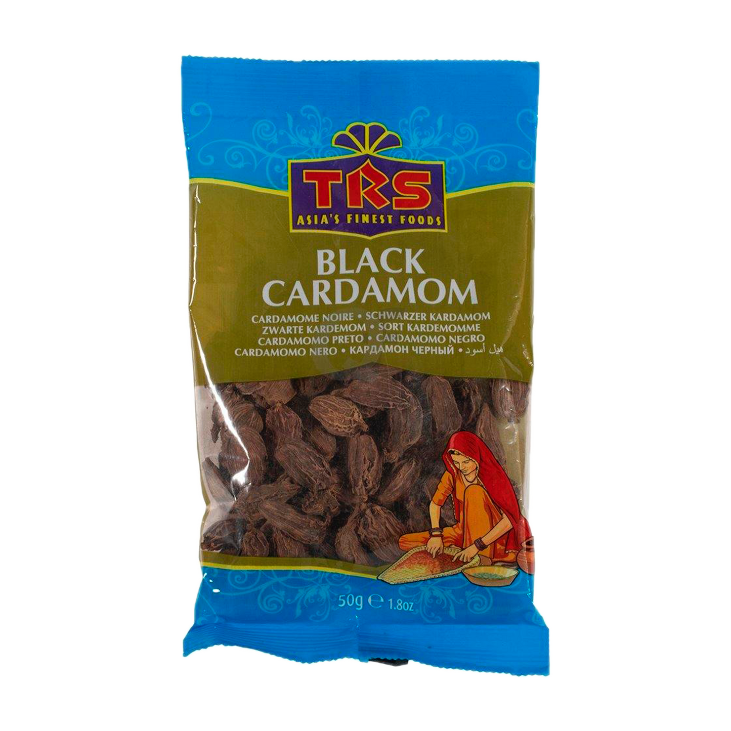 TRS Black Cardamom 50Gm - Apna Indian Bazaar