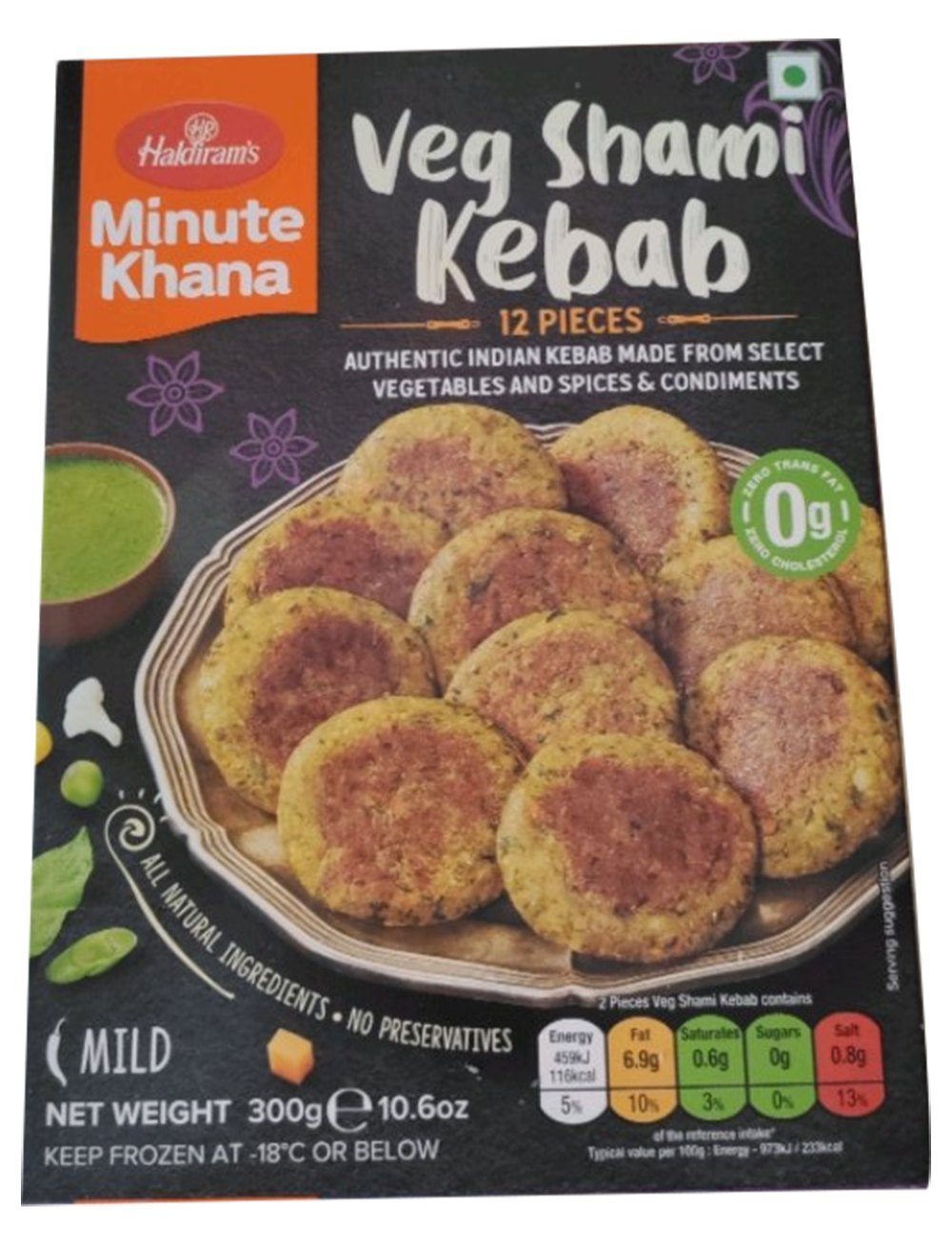 Haldiram'S Frozen Veg Shami Kebab -300Gm - Apna Indian Bazaar