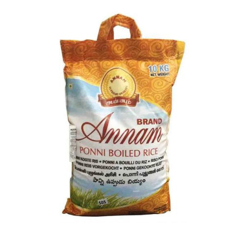 Annam Ponni boiled Rice 10Kg - Apna Indian Bazaar