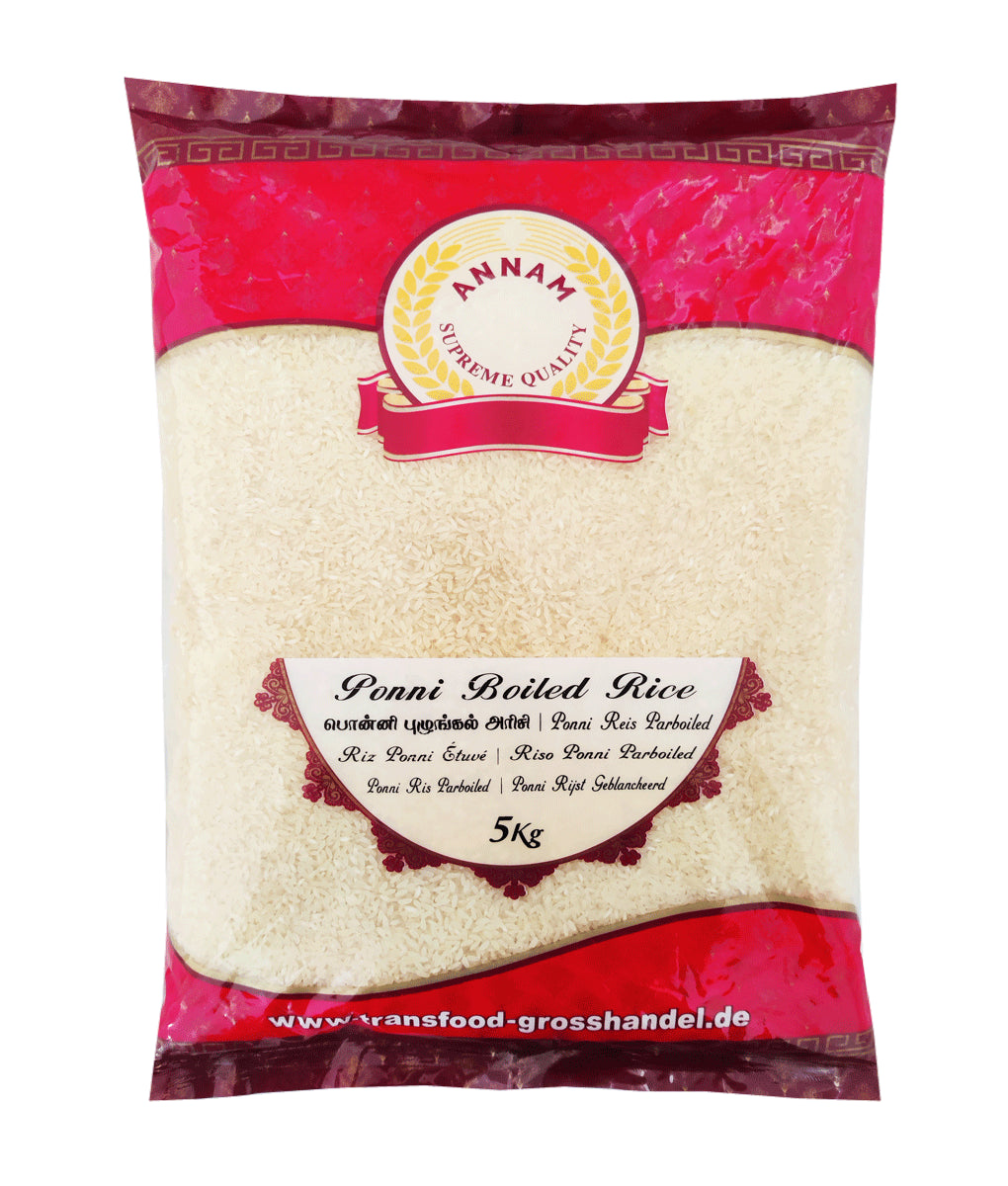 Annam Ponni Boiled Rice 5kg - Apna Indian Bazaar