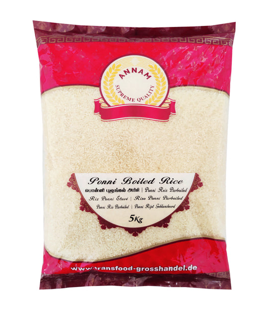 Annam Ponni Boiled Rice 5kg - Apna Indian Bazaar