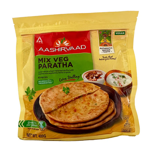 Aashirvaad Mix Veg Paratha 4 Pcs - Apna Indian Bazaar