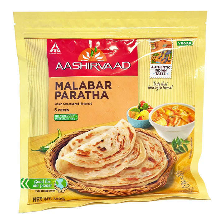Aashirvaad Malabar Paratha 5Pcs - Apna Indian Bazaar
