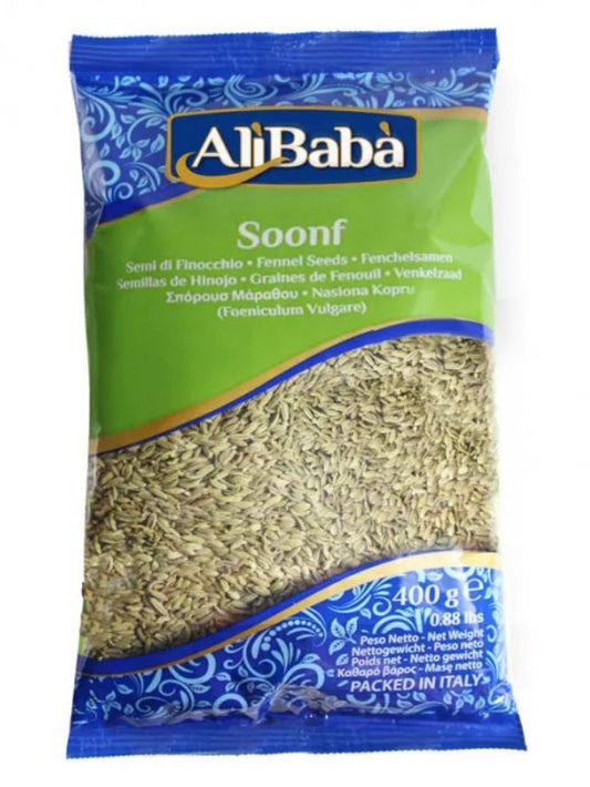 Alibaba Soonf(Fennel Seeds) 400Gm - Apna Indian Bazaar
