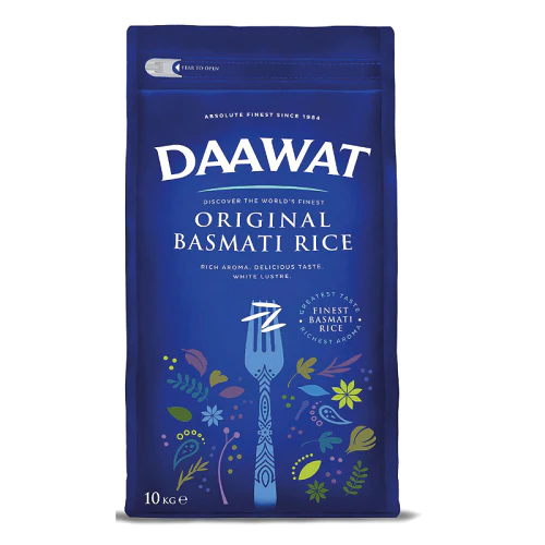 Daawat Blue Basmati Original Rice  10Kg - Apna Indian Bazaar