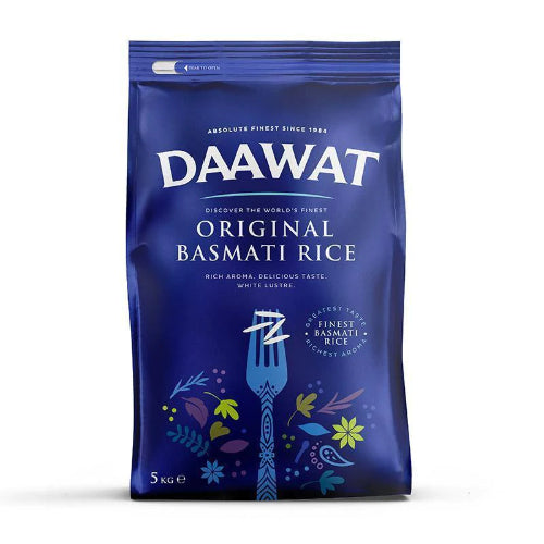Daawat Blue Basmati Original Rice  5Kg - Apna Indian Bazaar
