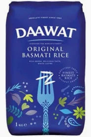 Daawat Blue Basmati Original Rice  1Kg - Apna Indian Bazaar