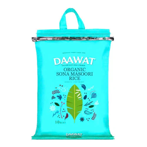 Daawat ORGANIC Sona Masoori Rice  10Kg - Apna Indian Bazaar