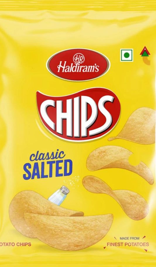 Haldiram'S  Chips Classic Salted -120Gm - Apna Indian Bazaar