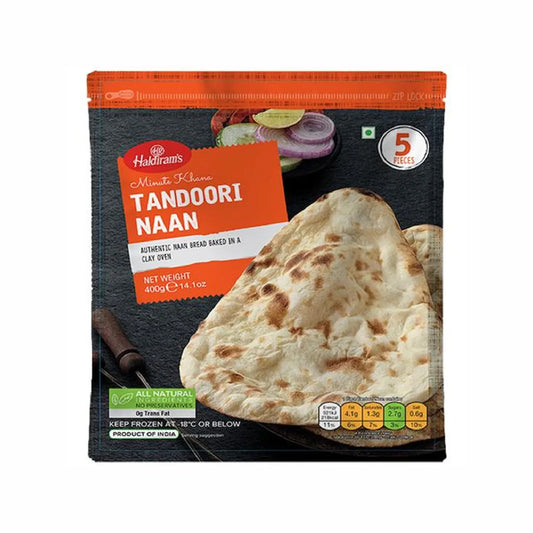 Haldiram'S Tandoori Naan (Vegan) 400Gm - Apna Indian Bazaar