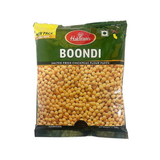Haldiram'S Boondi Plain  200Gm - Apna Indian Bazaar