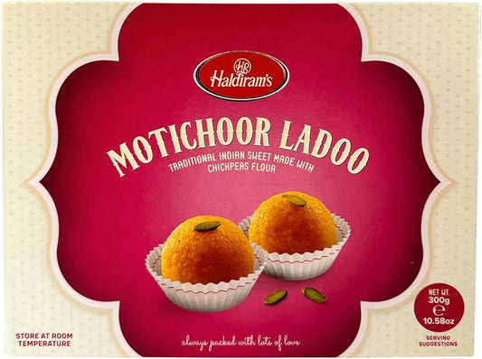 Haldiram'S Haldiram'S Motichoor Ladoo  300Gm - Apna Indian Bazaar