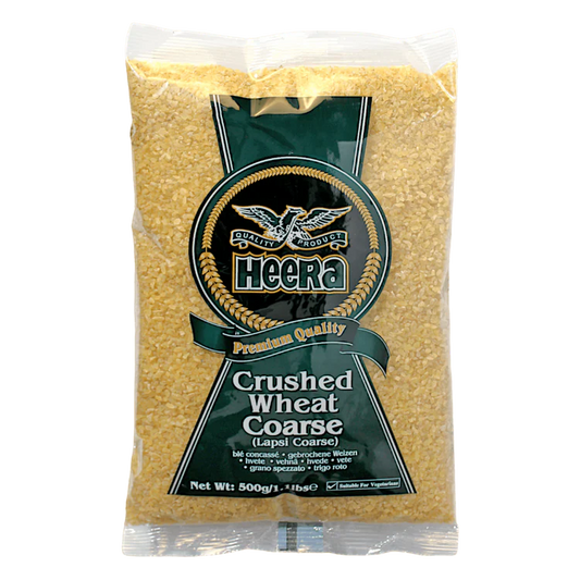 Heera Lapsi Coarse Broken Wheat  500Gm - Apna Indian Bazaar