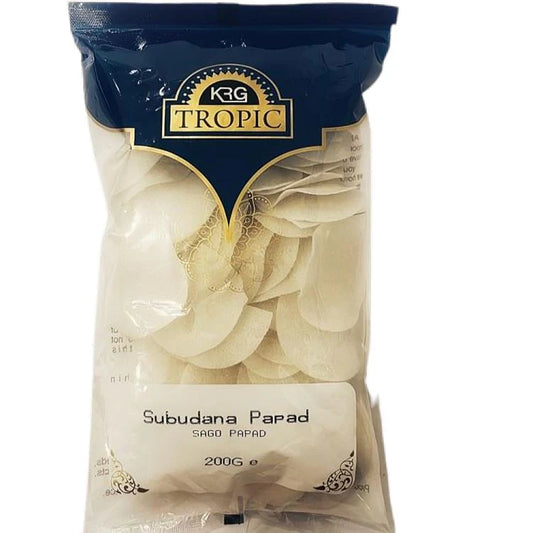 KRG Far Far Sabuana Papad  200Gm - Apna Indian Bazaar
