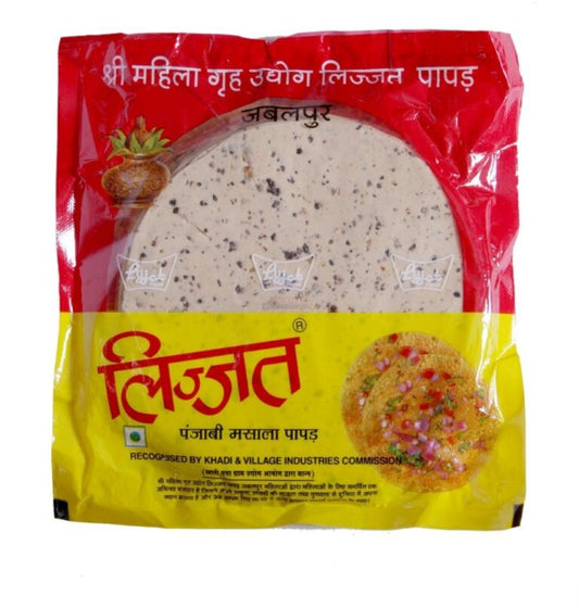 Lijjat Punjabi Masala Papad  200Gm - Apna Indian Bazaar