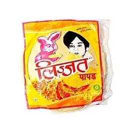 Lijjat Plain Urid Papad  200Gm - Apna Indian Bazaar