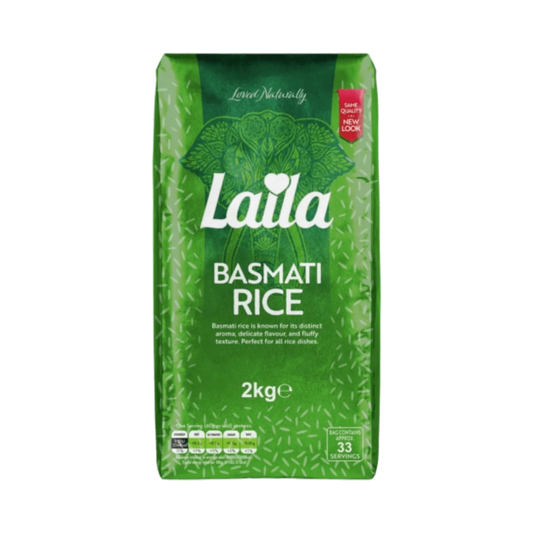 Laila Basmati Rice  2Kg - Apna Indian Bazaar