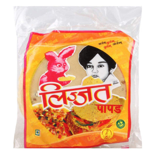 Lijjat Jeera Papad  200Gm - Apna Indian Bazaar