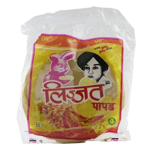 Lijjat Garlic Papad  200Gm - Apna Indian Bazaar