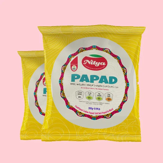 Nitya Papad Plain  200Gm - Apna Indian Bazaar