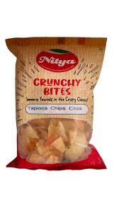 Nitya Tapioca Chips Hot Chilli  150Gm - Apna Indian Bazaar