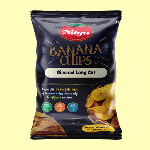 Nitya Banana Chips Ripened Long Cut  150Gm - Apna Indian Bazaar