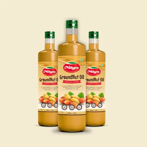 Nitya Nitya Groundnut Oil  1Ltr - Apna Indian Bazaar