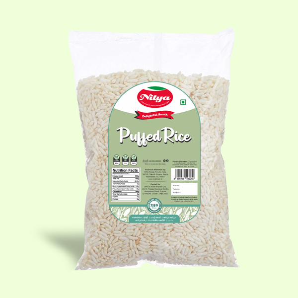 Nitya Puffed Rice(Murmura)  400Gm - Apna Indian Bazaar