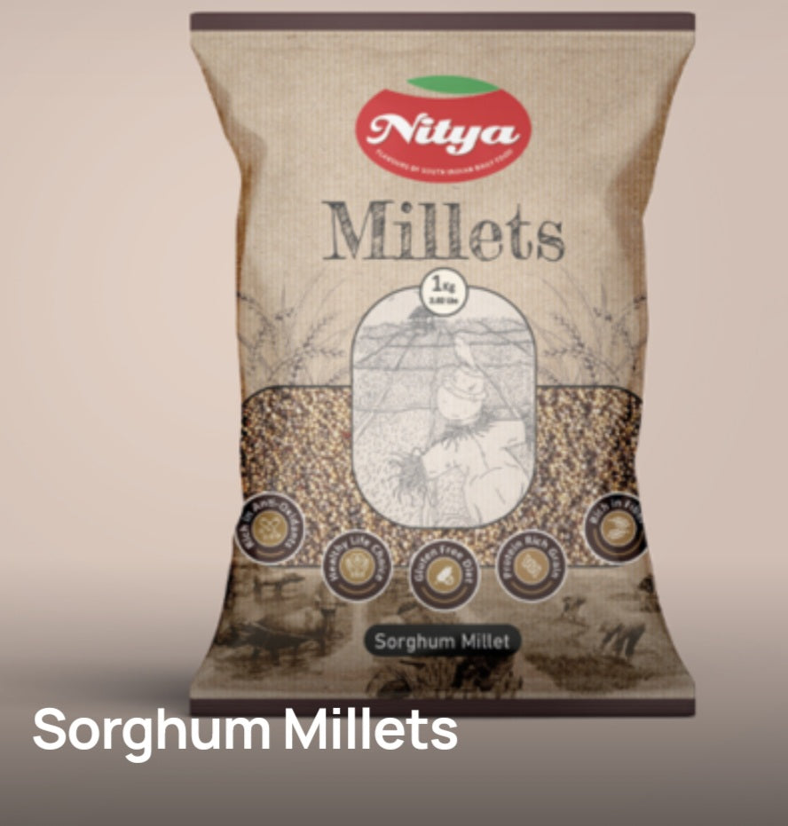 Nitya Sorghum Millets  1Kg - Apna Indian Bazaar