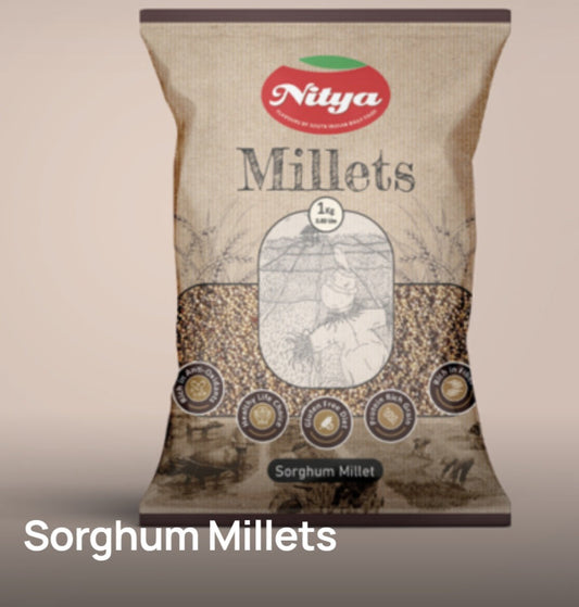 Nitya Sorghum Millets  1Kg - Apna Indian Bazaar