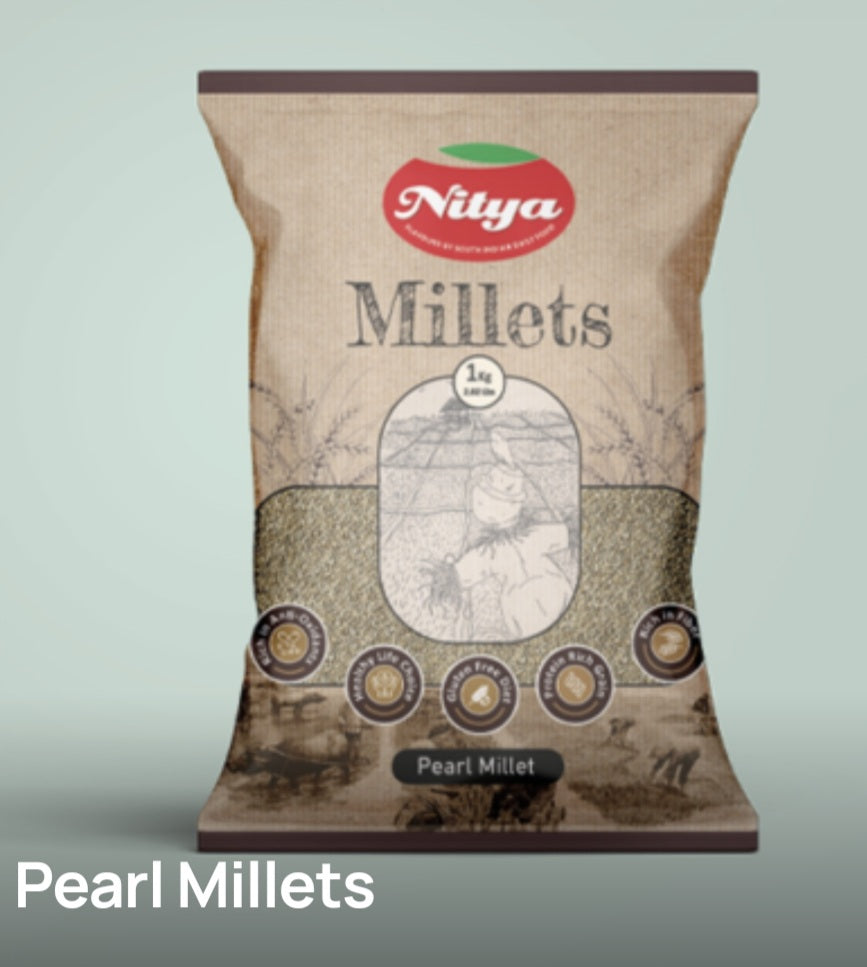 Nitya Pearl Millets  1Kg - Apna Indian Bazaar