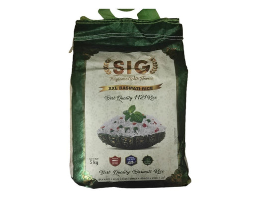 SIG Basmati Rice XXL 5Kg - Apna Indian Bazaar