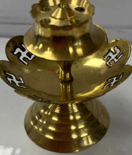 Pooja Agarbatti Stand Brass 1Pcs - Apna Indian Bazaar
