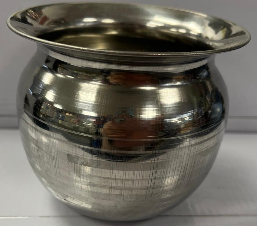 Pooja Lota Steel Small 1Pcs - Apna Indian Bazaar
