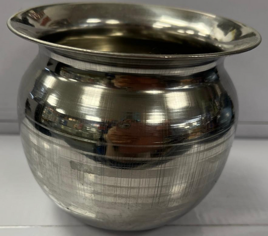 Pooja Lota Steel Small 1Pcs - Apna Indian Bazaar
