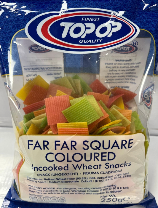 Tops Far Far Square Colored 250Gm - Apna Indian Bazaar
