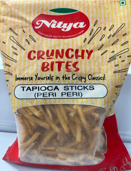 Nitya Tapioca Sticks (Peri Peri)  150Gm - Apna Indian Bazaar