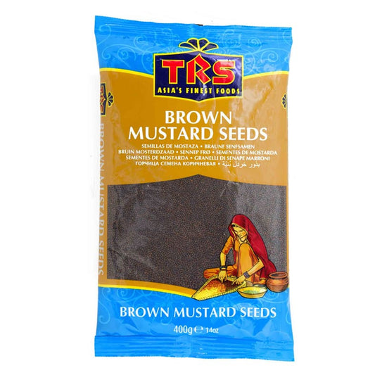 TRS Brown Mustard Seeds 400Gm - Apna Indian Bazaar