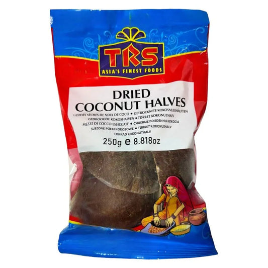 TRS Dried Coconut Halves  250Gm - Apna Indian Bazaar