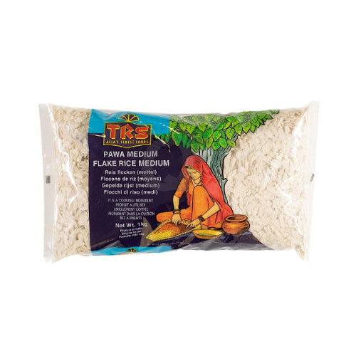 TRS  Rice  Flake  Poha Medium 1Kg - Apna Indian Bazaar