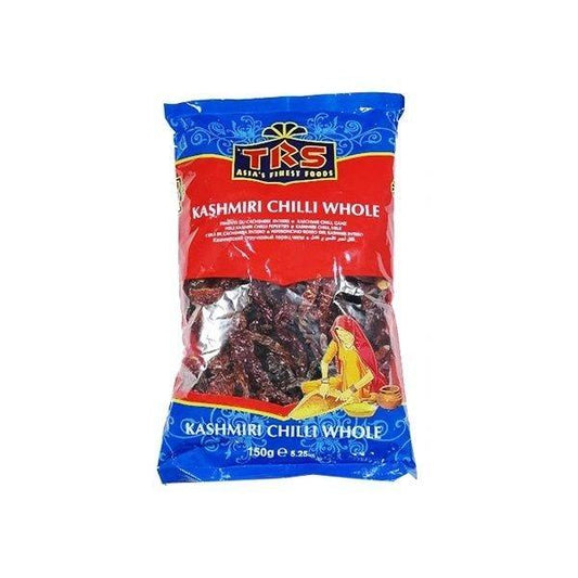TRS Whole Kashmiri Chillies 150g - Apna Indian Bazaar
