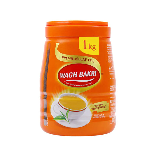 Wagh Bakri  Premium Leaf Tea Pet Jar  1Kg - Apna Indian Bazaar