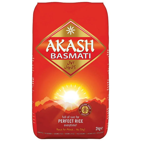 Akash Basmati Rice 2kg - Apna Indian Bazaar