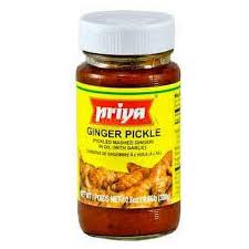 Priya Ginger With Out Garlic Pickle  300Gm - Apna Indian Bazaar