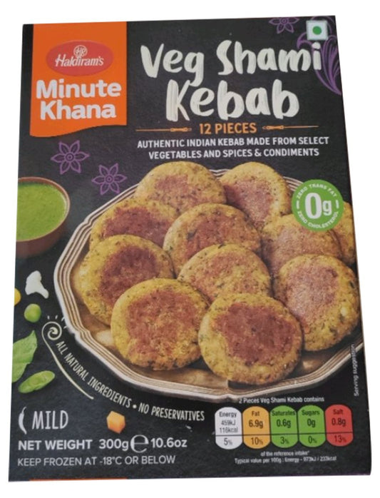 Haldiram'S Frozen  Veg Shami Kebab -300Gm - Apna Indian Bazaar
